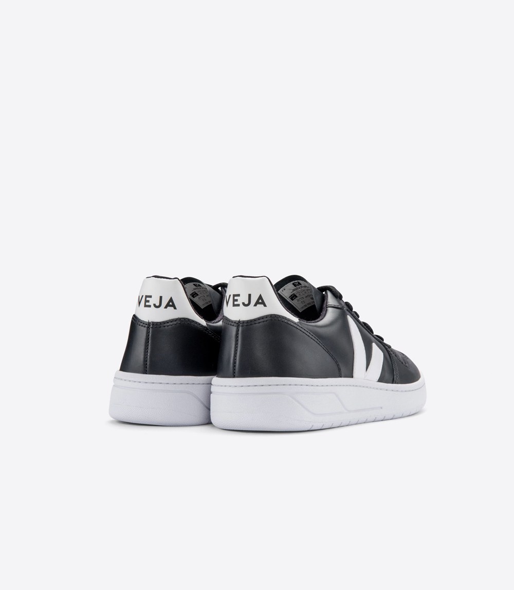 Veja Sneakers Dam - V-10 Läder - Nigga/Vita - 531879-AOZ